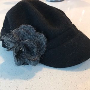 Black Wool Hat